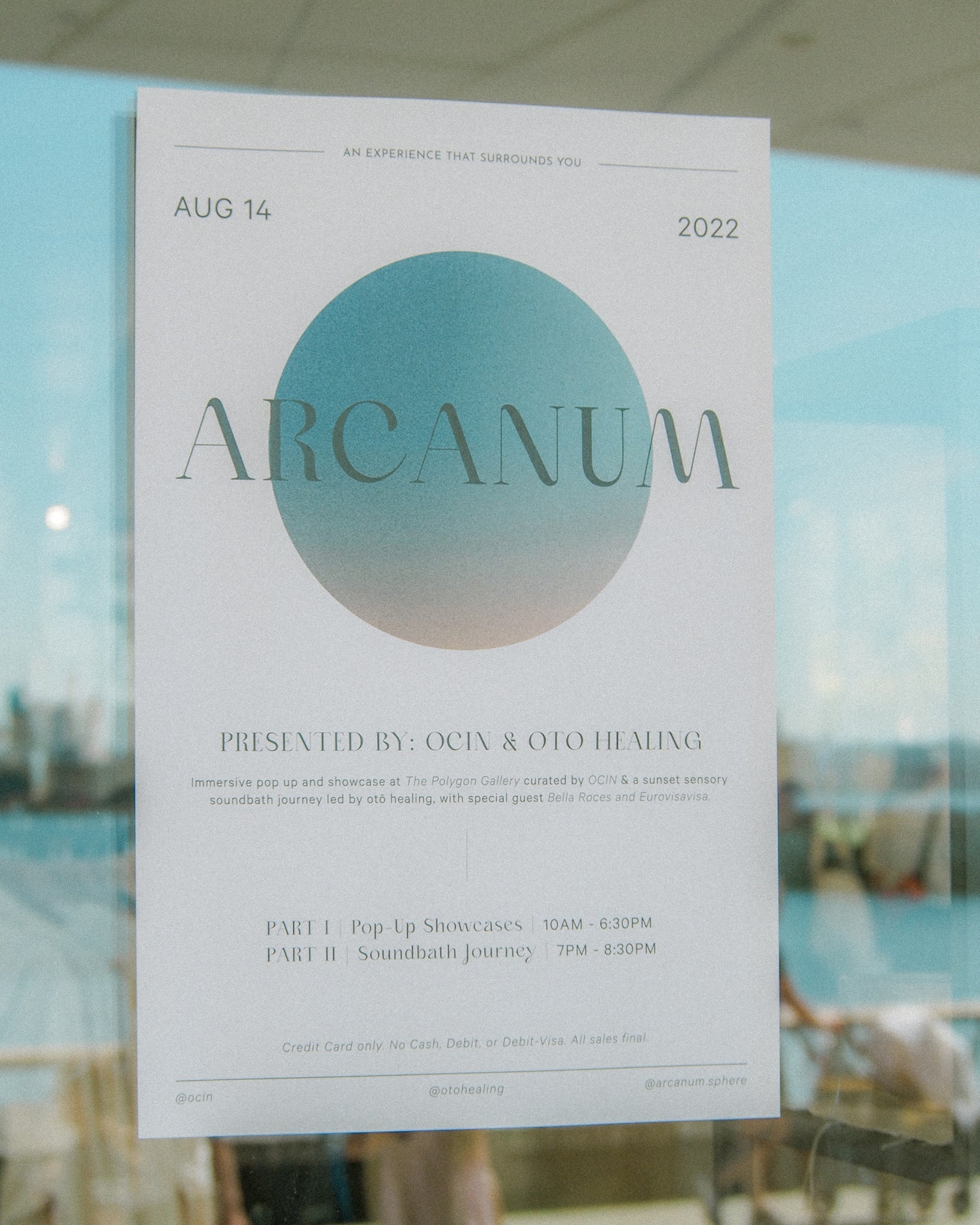 Arcanum showcase and pop-up experience