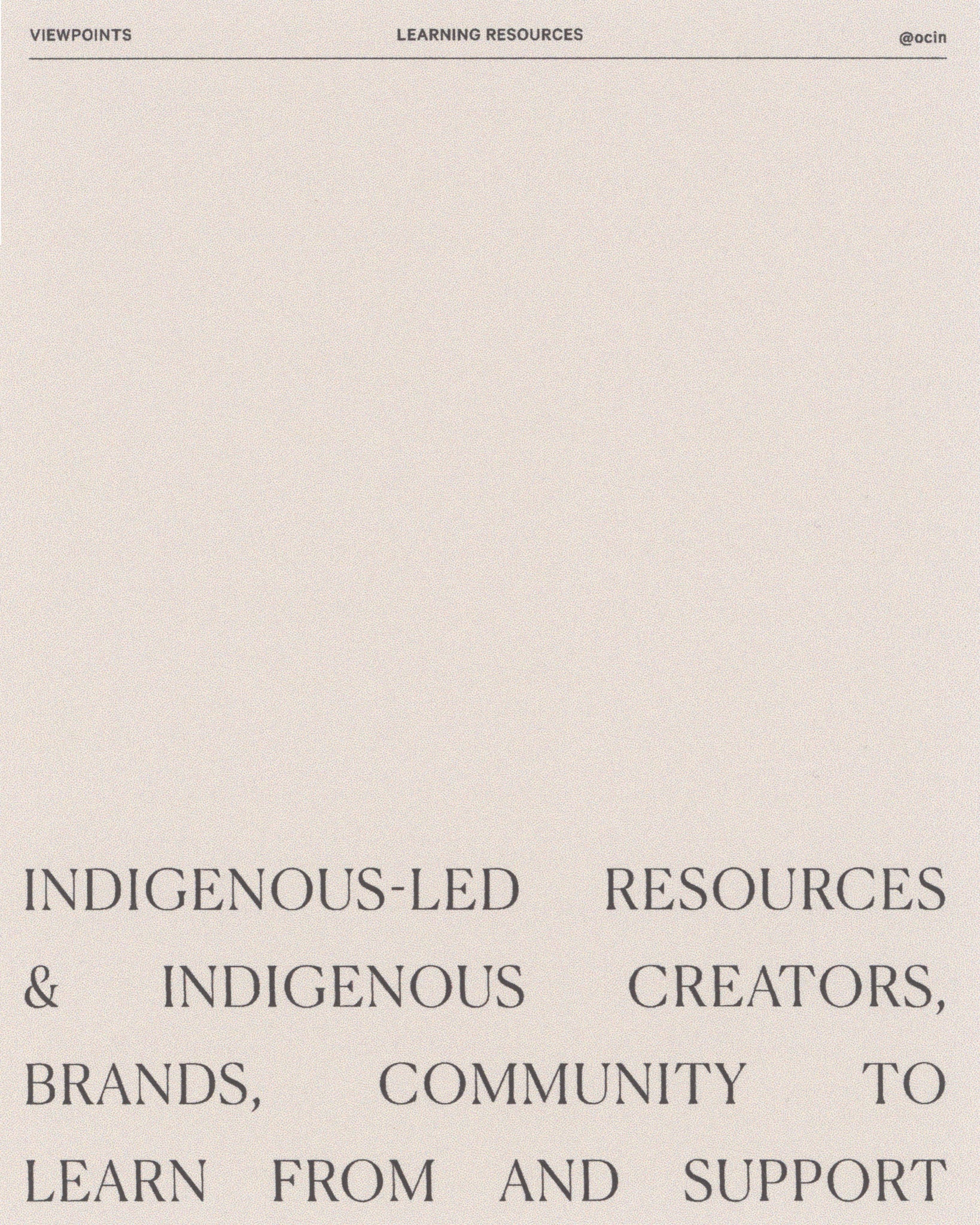 Indigenous-led Resources